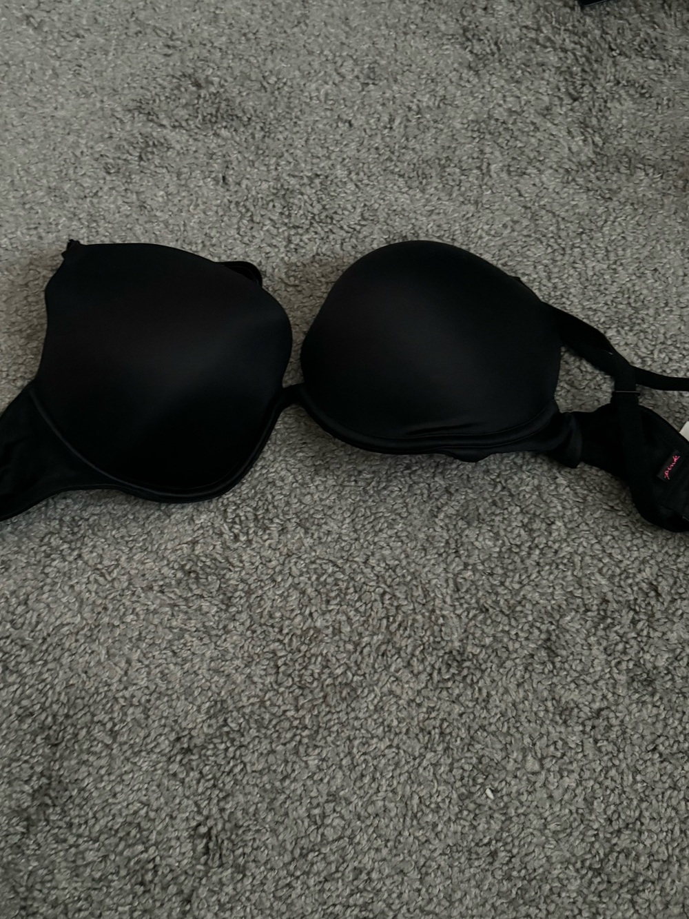 PINK Victoria's Secret Black Smooth T-Shirt Bra